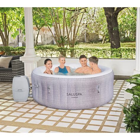 Bestway inflatable hot tub.  Crafted with versatility and durability in mind,...