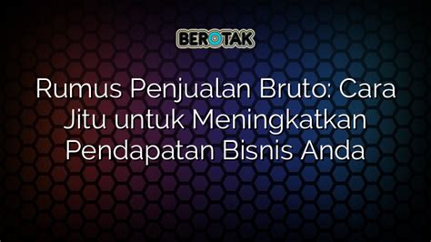 Bet Nama Bank: Cara Jitu Meningkatkan Pendapatan Bisnis Anda