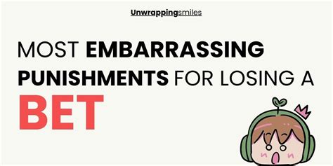 Bet losing punishments. The best losing bet punishment ideas The best losing bet punishment ideas. Photo: pexels.com, @Kendall Hoopes (modified by author) Source: UGC. When competing in a game, creating loser bet punishments increases the stakes in the game. Playing the game also makes the players work harder to avoid losing. Here is a list of the best loser bet ... 