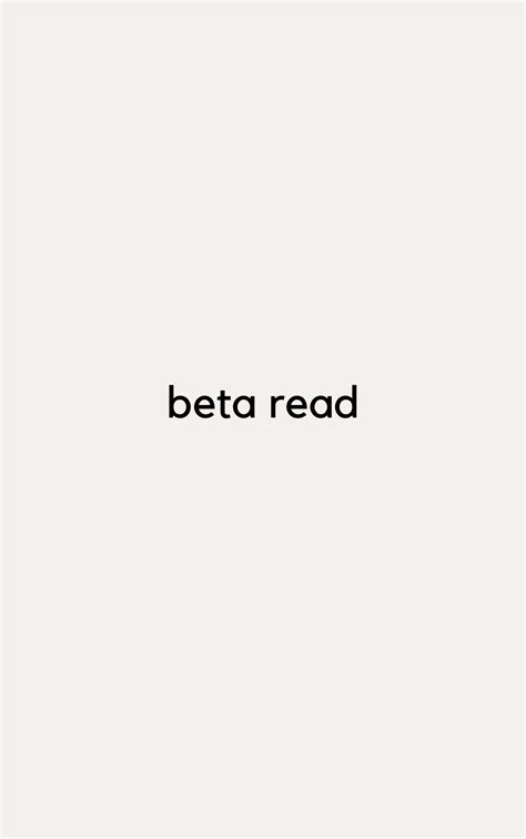 Beta Read
