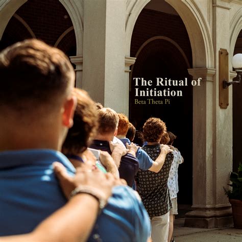 Beta theta pi initiation ritual.  The minutes include information about the mer...