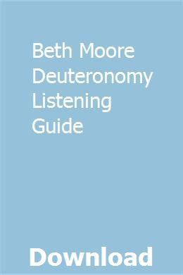 Beth moore deuteronomy listening guide answers. - Honeywell vision pro 8000 commercial manual.