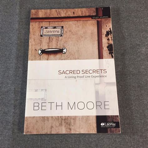 Beth moore sacred secrets viewer guide. - Erben oder sterben. cassette. ideen, techniken, beispiele..