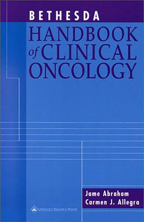 Bethesda handbook of clinical oncology 3rd edition. - Hovedfags- og magistergradsavhandlinger fra universitetet i trondheim, norges lærerhøgskole.