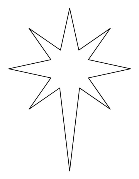 Bethlehem Star Template Printable