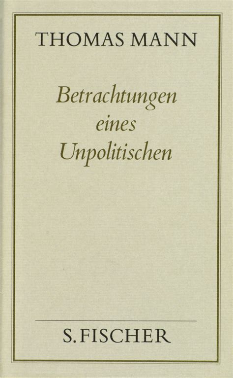 Betrachtungen eines Unpolitischen – Wikipedia