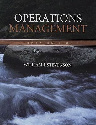 Betriebsführung william j stevenson 11th edition solutions. - Retratos y biografias i (obras completas).