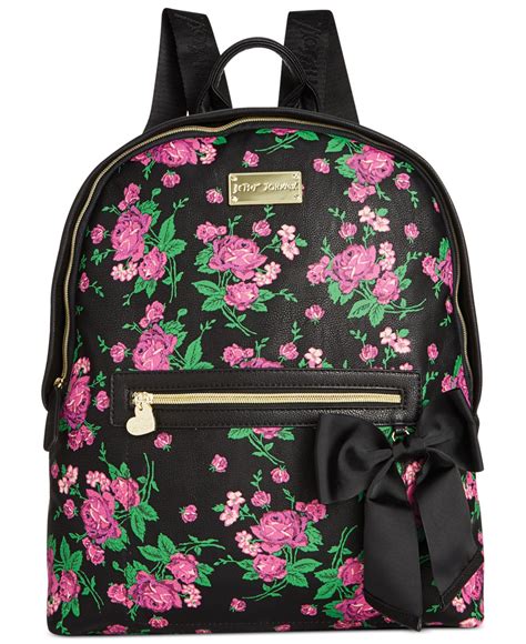 Betsey johnson black backpack. Betsey Johnson. Women's Rhinestone Covertible Bag. $118.00. Sale $70.80. (1) more like this. LOWEST PRICE OF THE FALL SEASON! Betsey Johnson. It's a Party Shoulder Bag. 