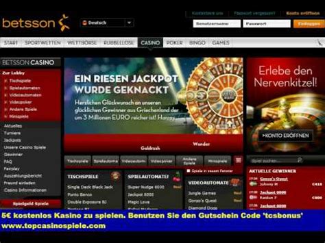 betsson casino bonus code 2014