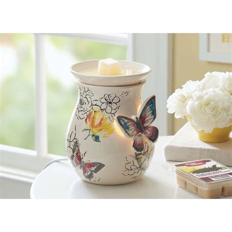 Earnest Living Wax Melt Warmer Wax Warmer for Scented Wax Cubes Tart Candle  Warmer Oil Burner Wax Melts Electric Ceramic Fragrance Melter White for