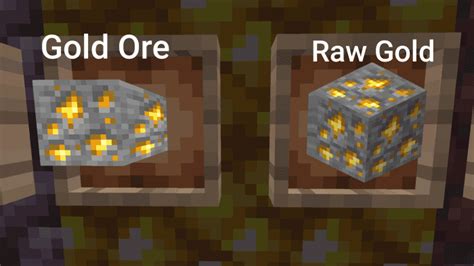 Better Raw Ores Texture Pack (1.19) – MCPE/Bedrock