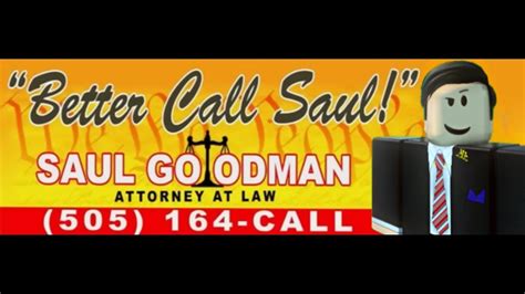 Better call saul roblox decal id. Things To Know About Better call saul roblox decal id. 