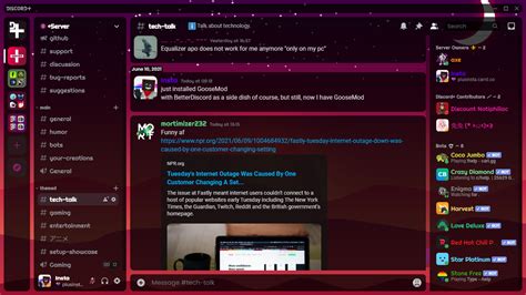 Better dicsord. Combine Discord and Spotify into one. Current version: v2.0.0 (18/10/2023) BetterDiscord download. Vencord link. This theme works best with the plugin called SpotifyControls by DevilBro. To get it up and working, make sure your Spotify account is linked to your Discord account then download the plugin here or from the plugin repo. 