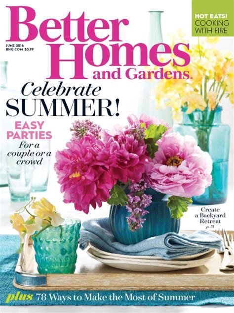 Better homes and gardens magazine. Get inspired, affordable and achievable ideas for your home and garden with Better Homes and Gardens magazine. Choose a print, digital or print & digital bundle … 