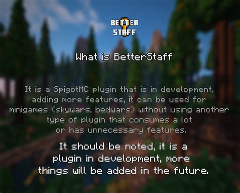 BetterStaff Freeze, vanish & Staffchat SpigotMC - High …