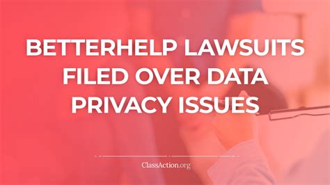 Betterhelp lawsuit. BetterHelp faces two putative class action lawsuits after the FTC banned the online counseling platform from sharing consumers’ data for advertising purposes. The … 