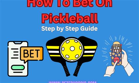 Betting on pickleball. Things To Know About Betting on pickleball. 