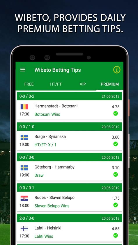 Betting tips app