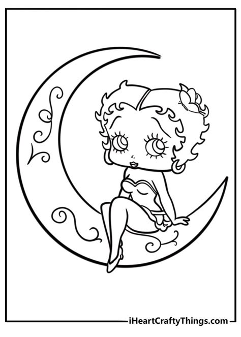 Betty Boop Coloring Shee