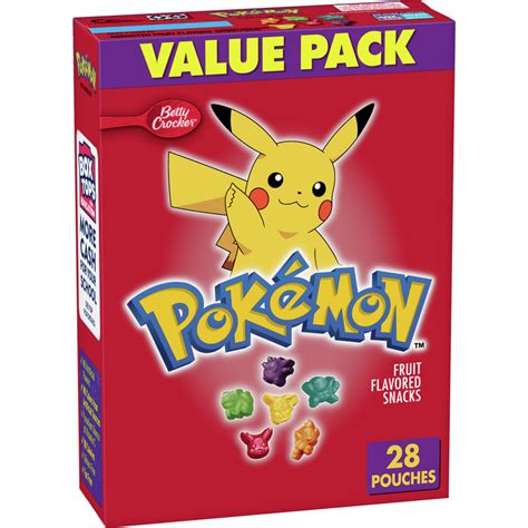 Betty Crocker Nintendo Pokémon, Fruit Snacks, 20 ct, 16 oz