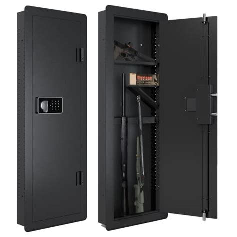 Between stud gun safe. SnapSafe In Wall Gun Safe and Money Safe, Light Grey, 75413 - Hidden Safe Provides Security for your Firearms & Valuables, Keypad Entry - Fits Between 2 Wall Studs, Flush Mount, Ideal for Home, Office. $219.99 $ 219. 99. Get it as soon as Tuesday, Oct 17. In Stock. 
