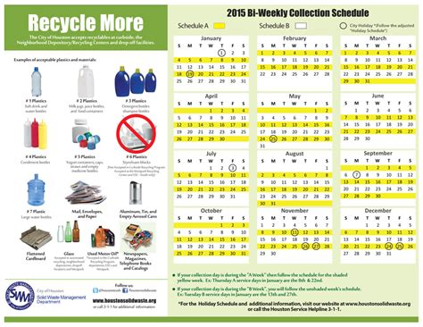 Beverly Recycling Calendar