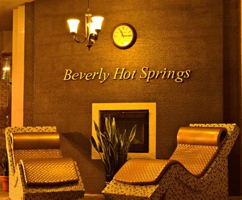 Beverly hot. Popular commercial hot springs in Southern California include Avila Hot Springs, located just 10 miles from San Luis Obispo, and Azure Palm Hot Springs, known for its healing properties and located in Desert Hot Springs. Others include Beverly Hot Springs, featuring a traditional Korean spa experience in Los Angeles, and Esalen Hot Springs ... 
