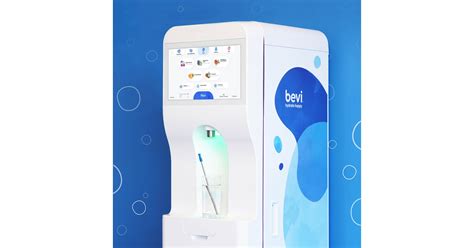 Bevi water machine. A: Each Bevi flavor bag uses the same amount of plastic as two 16.9oz plastic bottles of sparkling water. But be reminded that each Bevi flavor bag provides approximately 380 - 400 12 oz. servings. (Yield is dependent on flavor strength selected at the time of dispense). Flavor List: To access the latest list of Bevi flavors, click on link here. 