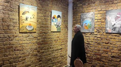 Beyoğlu'nda Filistin konulu resim sergisi açıldı - Kültür Sanat Haberleri