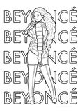 Beyonce Coloring Shee