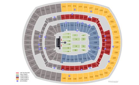 See all shaded and covered seating. Full MetLife Stadium Seating Guide. Rows in Section 335 are labeled 1-4, 5-26. There is an entry betweeen Rows 4 and 5. An entrance to this section is located at Row 5. Rows 1-4 have 26 seats labeled 1-26. Rows 5-7 have 22 seats labeled 1-22. Rows 8-11 have 18 seats labeled 1-18.