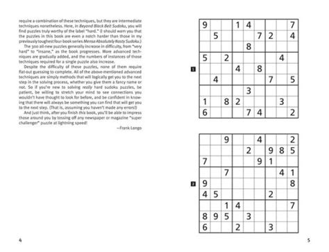 Read Online Beyond Black Belt Sudoku If You Have To Ask Its Too Hard For You By Frank Longo