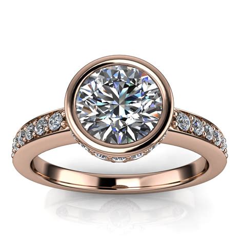 Bezel set engagement rings. Moissanite Engagement Rings, 3.5CTTW Bezel Setting Round Lab Created Diamond Promise Rings in 14K White Gold Plated Sterling Silver, Anniversary Rings for Women. 4.7 out of 5 stars 12. $119.99 $ 119. 99. FREE delivery Wed, Oct 4 . Or fastest delivery Mon, Oct 2 . Prime Try Before You Buy. 