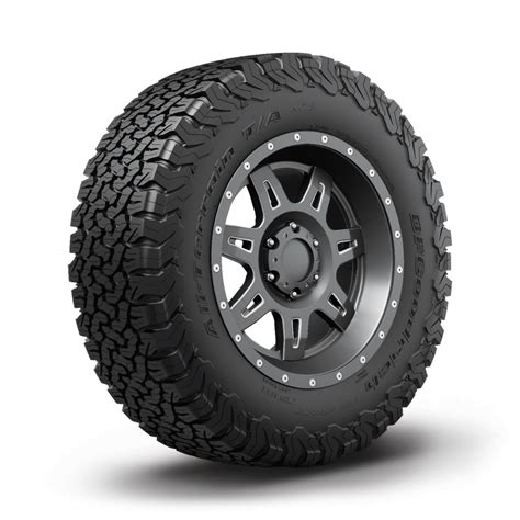 The BF Goodrich KO2 tire improves mud traction by 10% and