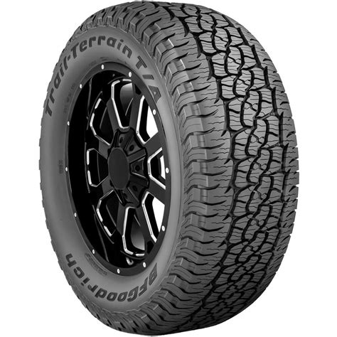 BF Goodrich Trail Terrain T/A is a unique addition to BF Goodrich’s tire lineup, primarily catering to the p-metric tire category. This on-road all-terrain tire is specifically designed for CUVs, SUVs, and light-duty pickup trucks, particularly the 1/2-ton variants.. 
