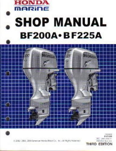 Bf200a 225a marine marine shop manual. - The rough guide to the future rough guide reference.