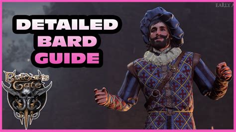 Mar 3, 2024 · Unlock the full potential of your Bard in Baldur’s Gate 3 with the perfect build guide. Dive into the best Bard build in BG3 featuring race, subclass, spells, and essential strategies. . 