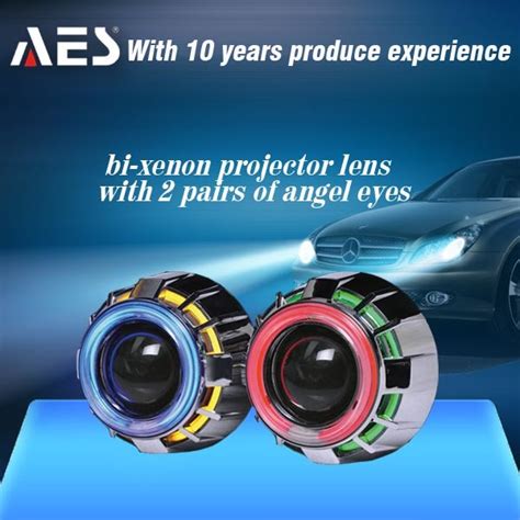 Bi-Xenon Projector Lens HID Conversion Kit with Angel Eye and.