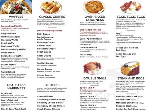 Bialy’s House Of Pancakes. 16. Waffles, Pancakes, Burgers. The Submarine Port. 52 $ Inexpensive Sandwiches. Lumes Pancake House. 138 $$ Moderate Breakfast & Brunch, Waffles, Sandwiches. Burger 21 - Orland Park. 203 $$ Moderate Burgers, American. Royalberry Waffle House & Restaurant. 147