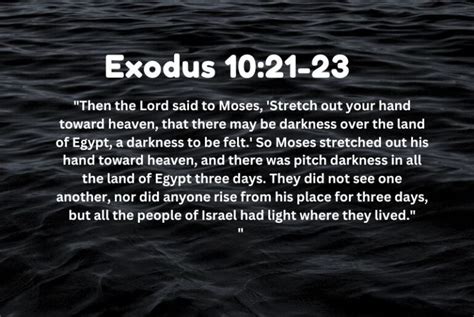 Bible 3 days of darkness. April 4, 2021. Just a Word. By Chazaq EliYahu. 3 Comments. The 3 days of darkness is in the air. In this short video we look at what the bible says will happen in the end time regarding darkness covering the earth. Visited 1 times, 1 visit (s) today. Show more. 