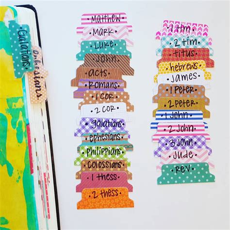 Bible Journaling Tabs {New Testament} by MichelleRabon on Etsy https