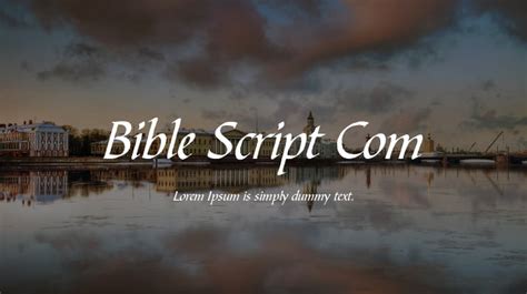 Bible Script Com Font Download Free for Desktop & Webfont