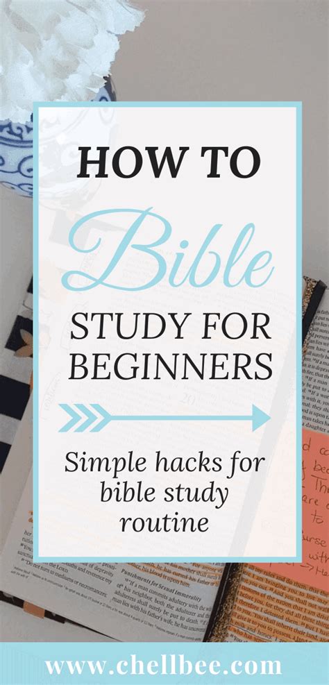 Bible Study Tips for Beginners {from a Beginner} Chellbee