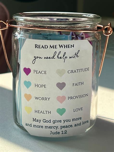 Bible Verse Jar Printable