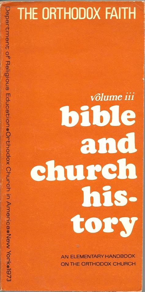 Bible and church history an elementary handbook of the orthodox church the orthodox faith vol 3. - Guida della città di parigi 9a edizione.