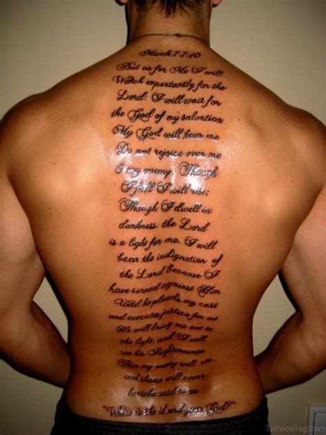 If you have been thinking of getting a Bible verse tattoo but are overwhelmed by the many choices available check out these ten popular inspirations for Biblical tattoos. One of them may inspire you to get your own Bible verse tattoo:. 