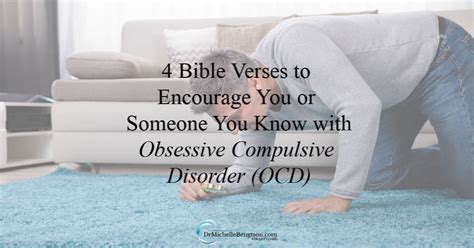 Bible verses for ocd.  Scrupulosity is a subtype of obsessive-compulsive disorder...
