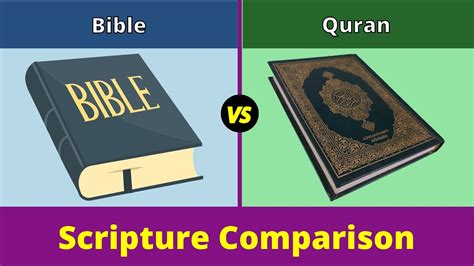Bible vs quran. The Bible and the Quran are different. You cannot read one the same way you read the other. The Quran is believed to be the exact speech of Allah, ... 