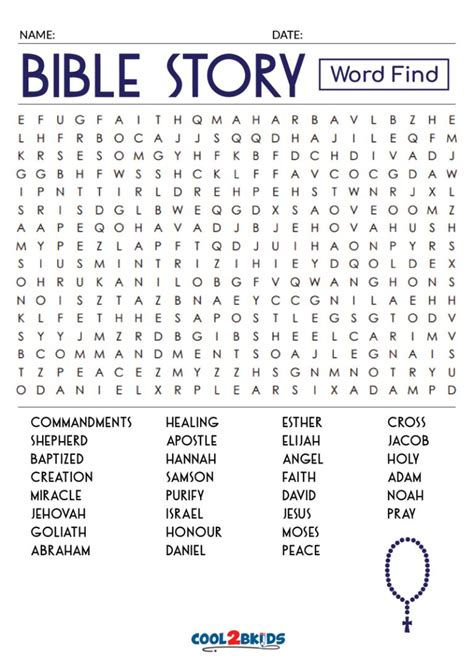 Bible word searches are an easy way to educate kids! Complete them online or if you are a member you can download these printable Bible worksheets as a PDF for free. It's not …. 