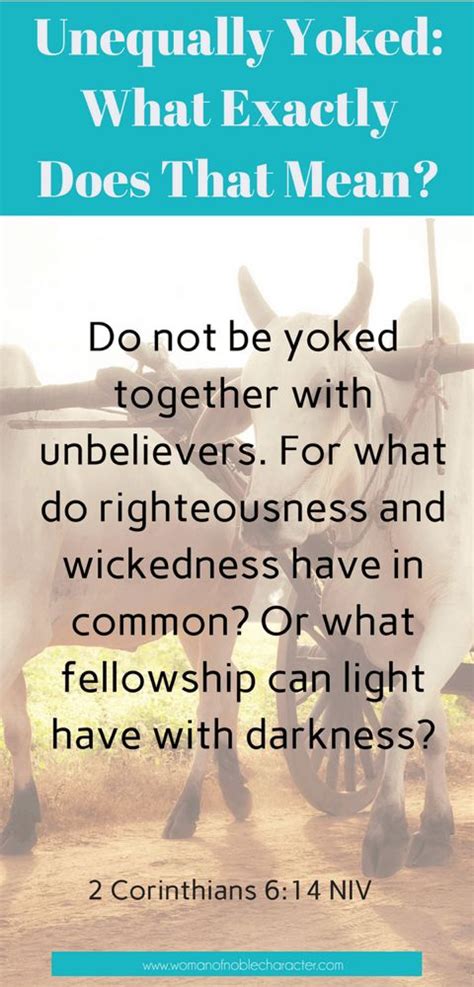 Bible working with unbelievers.  Understanding what Scripture says about being "unequally yo...